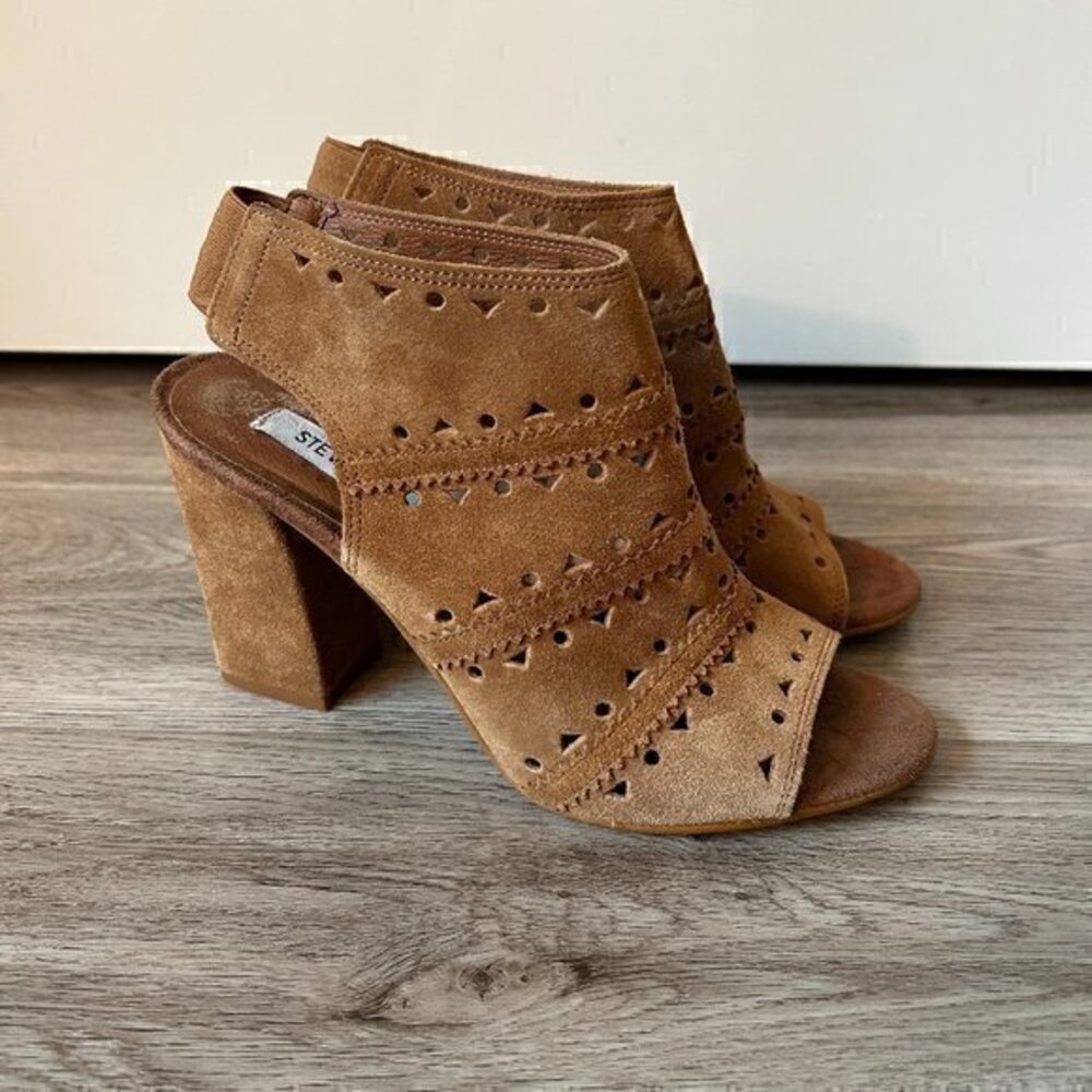 Steve Madden Isabelle Suede Sandal Heels Size 7